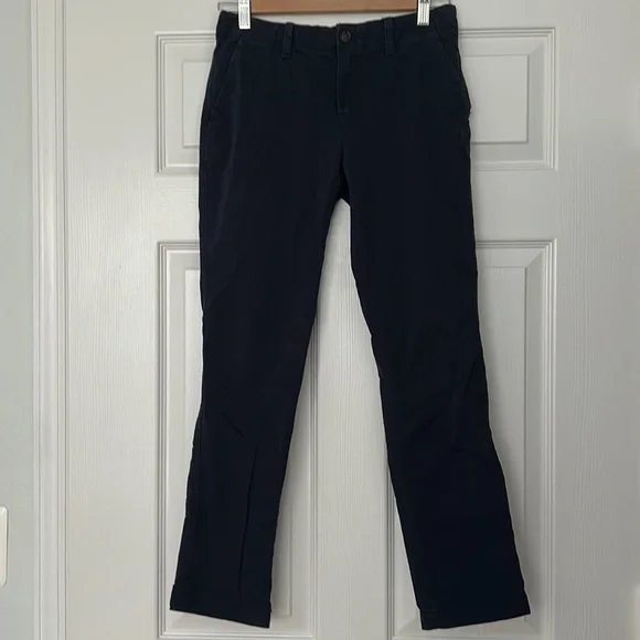 GAP Girlfriend Twill Khaki Chino Pant Navy Size 00 - Picture 4 of 12